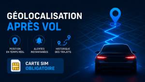 Boitier de géolocalisation après vol (carte SIM ob