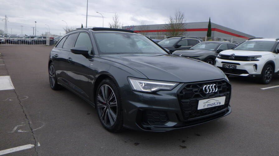 Mandataire Automobile neuf, recherche de Audi A6-avant-competition-55-tfsie-367-s-tronic-7-quattro-toit-jantes-20 - E-Motors