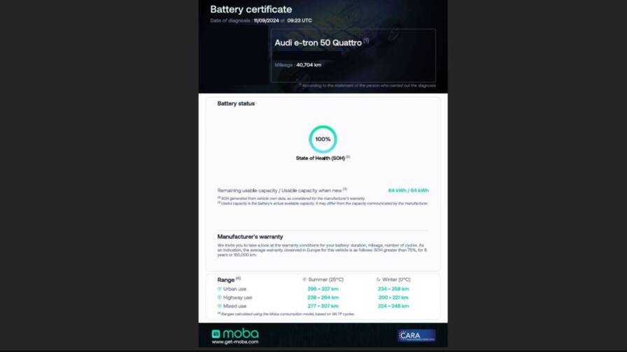 Mandataire Automobile occasion, recherche de Audi E-tron-50-quattro-313-cuir-gps-camera - E-Motors