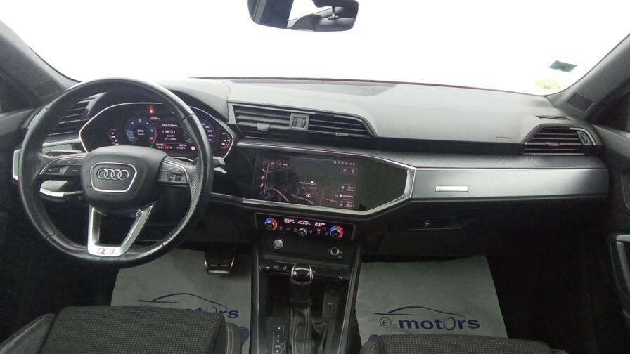 Mandataire Automobile occasion, recherche de Audi Q3-sportback-35-tdi-150-s-tronic-7-s-line-toit-camera - E-Motors