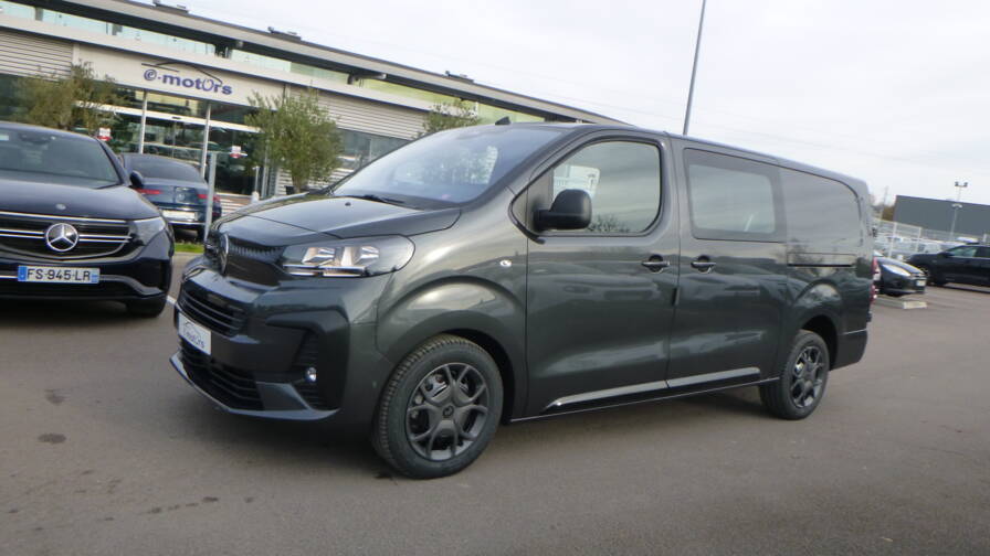 Mandataire Automobile neuf, recherche de Citroen Jumpy-cabine-approfondie-xl-bluehdi-180-s-s-eat8-5pl-plus-gps-plus-cam-plus-porte-lat-rale-gauche-plus-pack-look - E-Motors