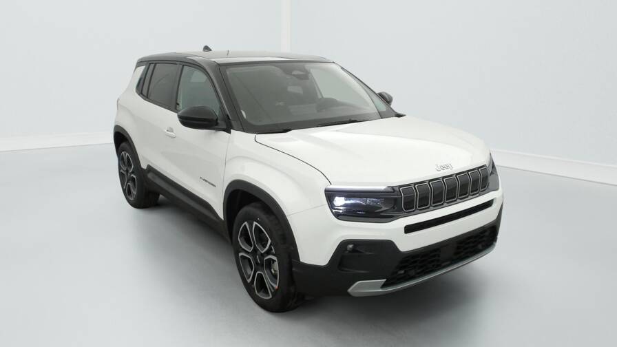Mandataire Automobile neuf, recherche de Jeep Avenger-1-2-turbo-t3-110-ch-e-hybrid-bvr6-summit - E-Motors