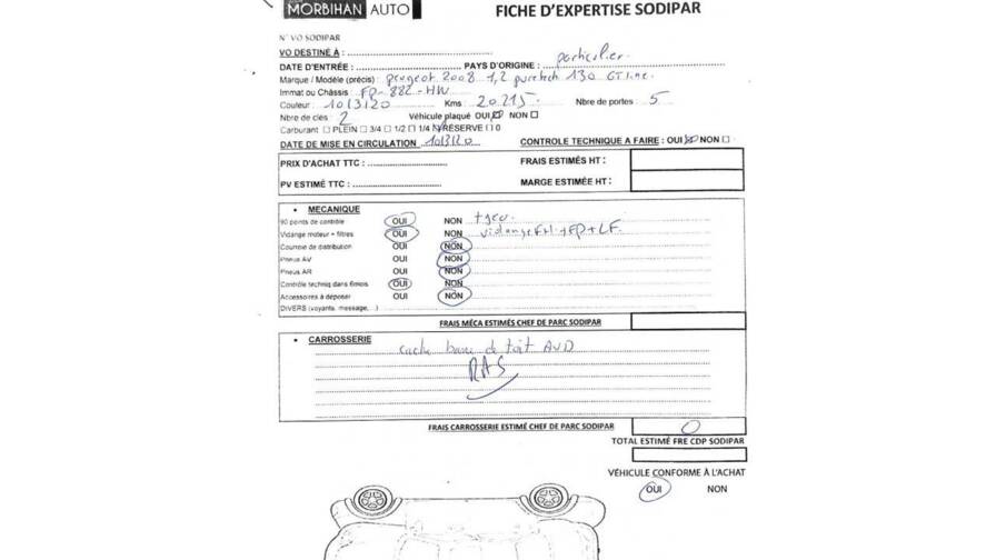 Mandataire Automobile occasion, recherche de Peugeot 2008-ii-puretech-130-s-s-eat8-gt-line - E-Motors