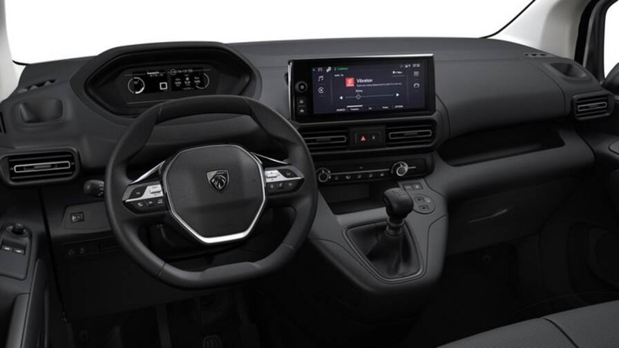 Mandataire Automobile neuf, recherche de Peugeot Partner-fourgon-m-650-kg-bluehdi-100-s-s-bvm6-3pl-plus-cabine-extenso-plus-mirror-screen - E-Motors