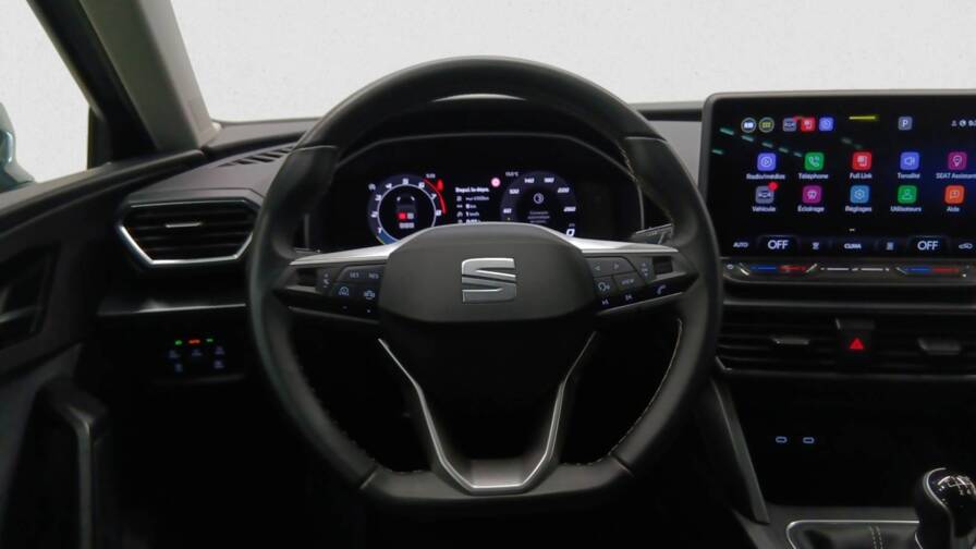 Mandataire Automobile occasion, recherche de Seat Leon-1-5-tsi-115-bvm6-style - E-Motors