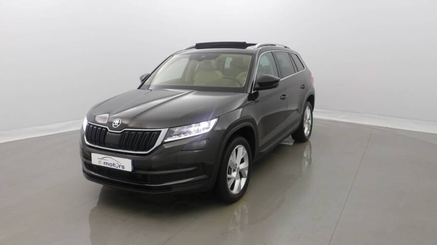Mandataire Automobile occasion, recherche de Skoda Kodiaq-2-0-tdi-190-scr-dsg7-4x4-5pl-style-plus-cuir-lectr - E-Motors