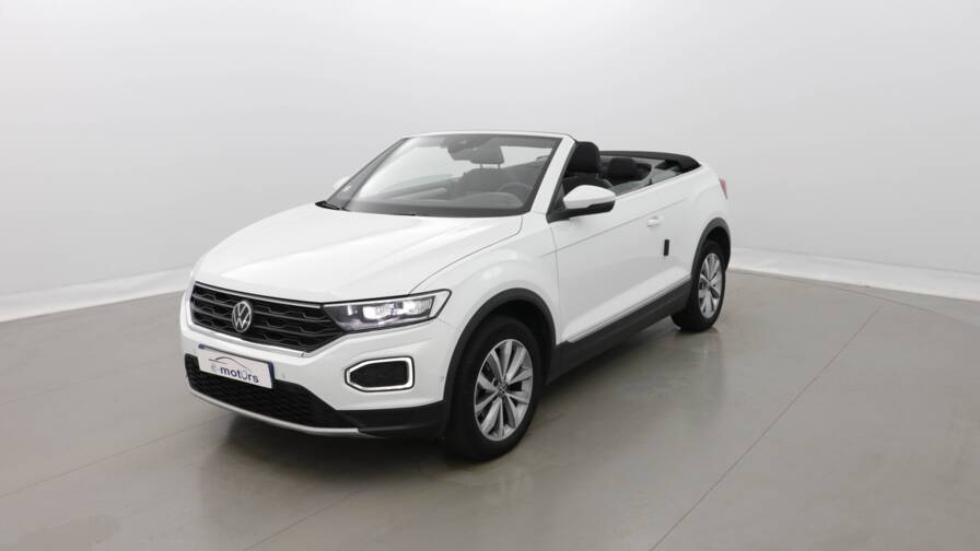 Mandataire Automobile occasion, recherche de Volkswagen T-roc-cabriolet-1-0-tsi-110-start-stop-bvm6-style - E-Motors
