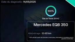 MERCEDES EQB EQB 350 4Matic AMG Line +Cuir +Toit